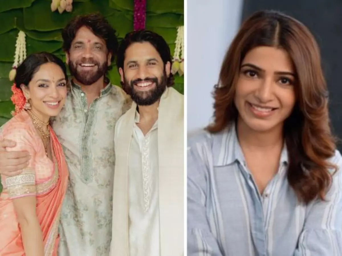 'Feeling bad for Samantha,' say fans as Nagarjuna shares Naga Chaitanya-Sobhita Dhulipala's engagement pics 'Feeling bad for Samantha,' say fans as Nagarjuna shares Naga Chaitanya-Sobhita Dhulipala's engagement pics